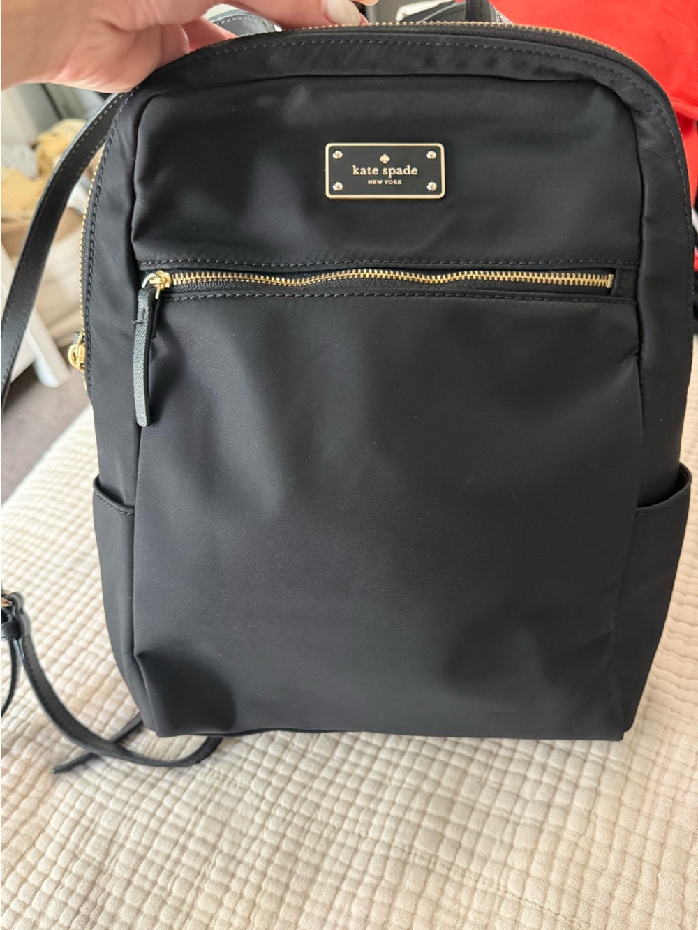 Genuine Kate Spade New York Hilo Blake Avenue Black Nylon Backpack